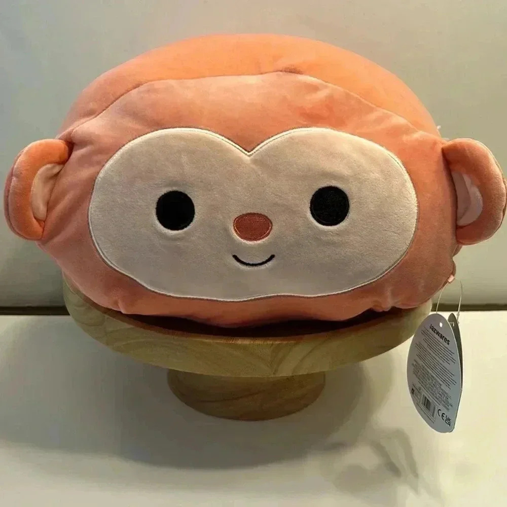 NWT Squishmallows Stackables 12 inch Elton The Peach Monkey Ultra Soft Plush Toy